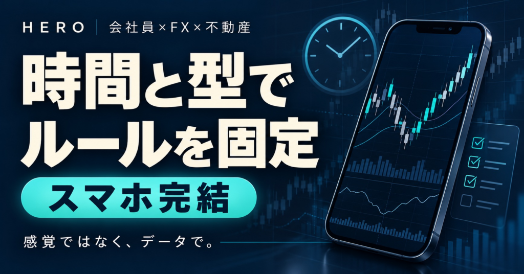 時間と型でルールを固定、スマホ完結